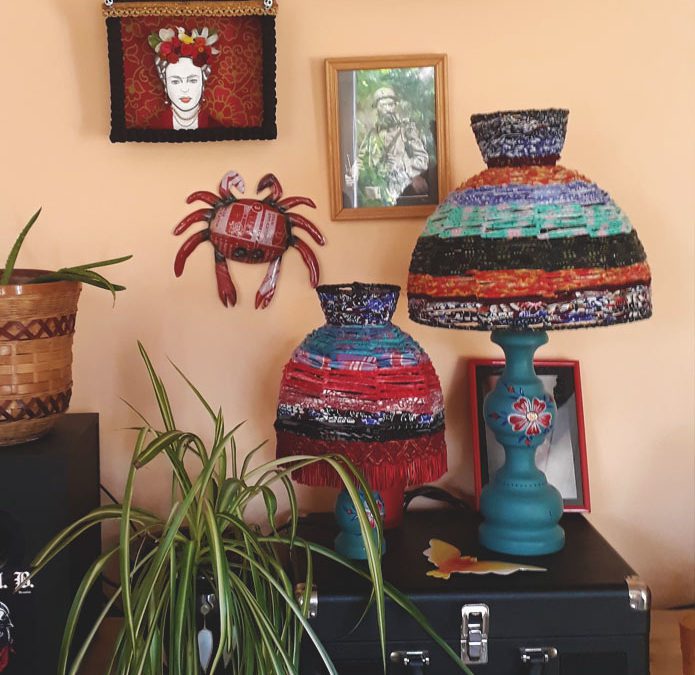 Lampe Up’cyclée